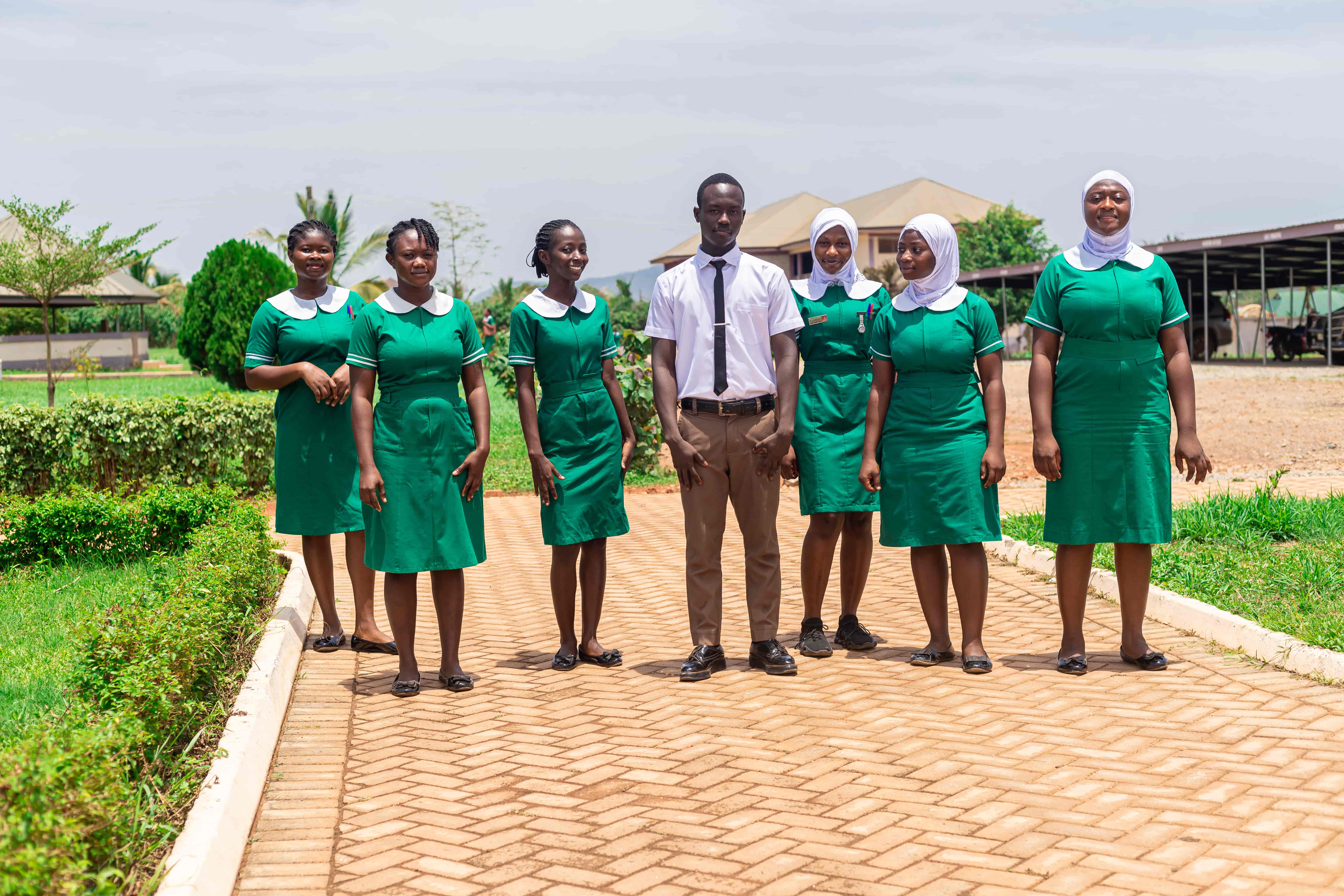 Students of CON Ntotroso having fun after their successful completion of their first clinical studies.